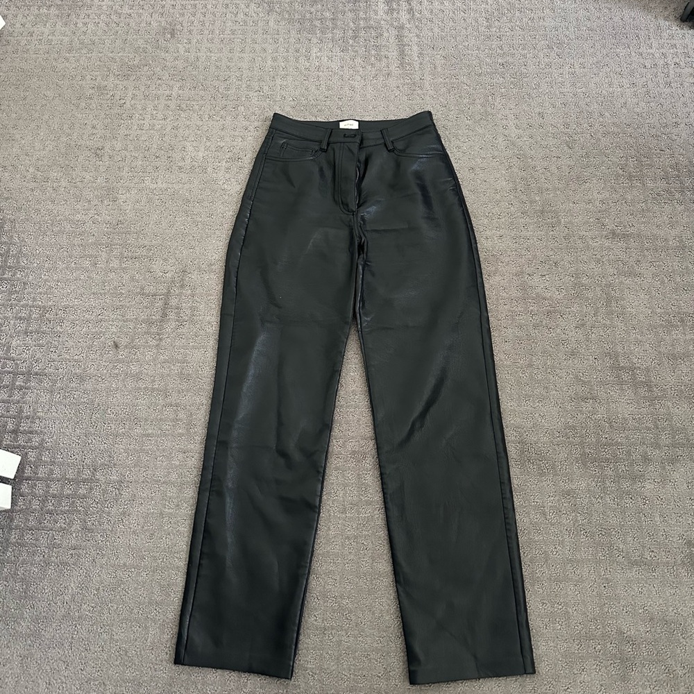 Aritiza leather pants